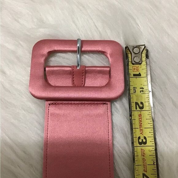 The Attico Pink Satin Ankle Cuffs - Picture 7 of 10